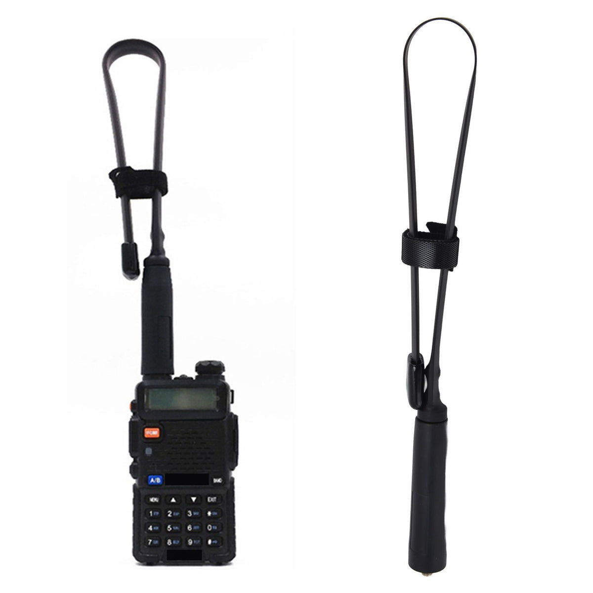 Folding Antenna SMAFemale Dual Band High Gain Walkie Talkie Antenna for Baofeng UV5R