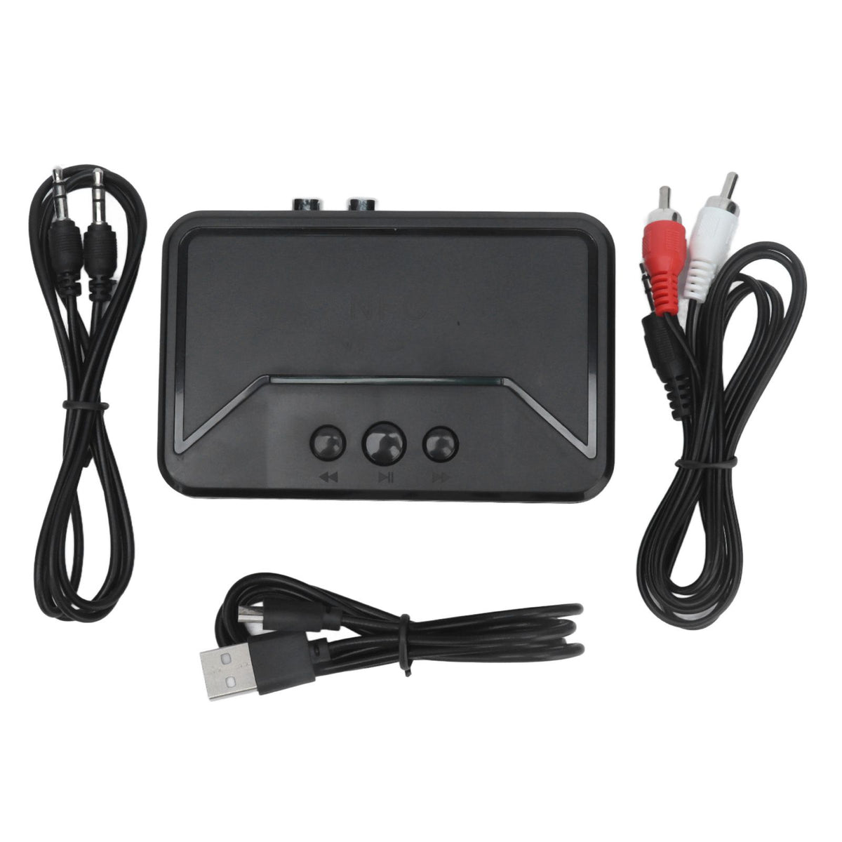 5.0 Bluetooth Adapter Receiver Stable Black USB Charging Wireless NFC Bluetooth Receiver