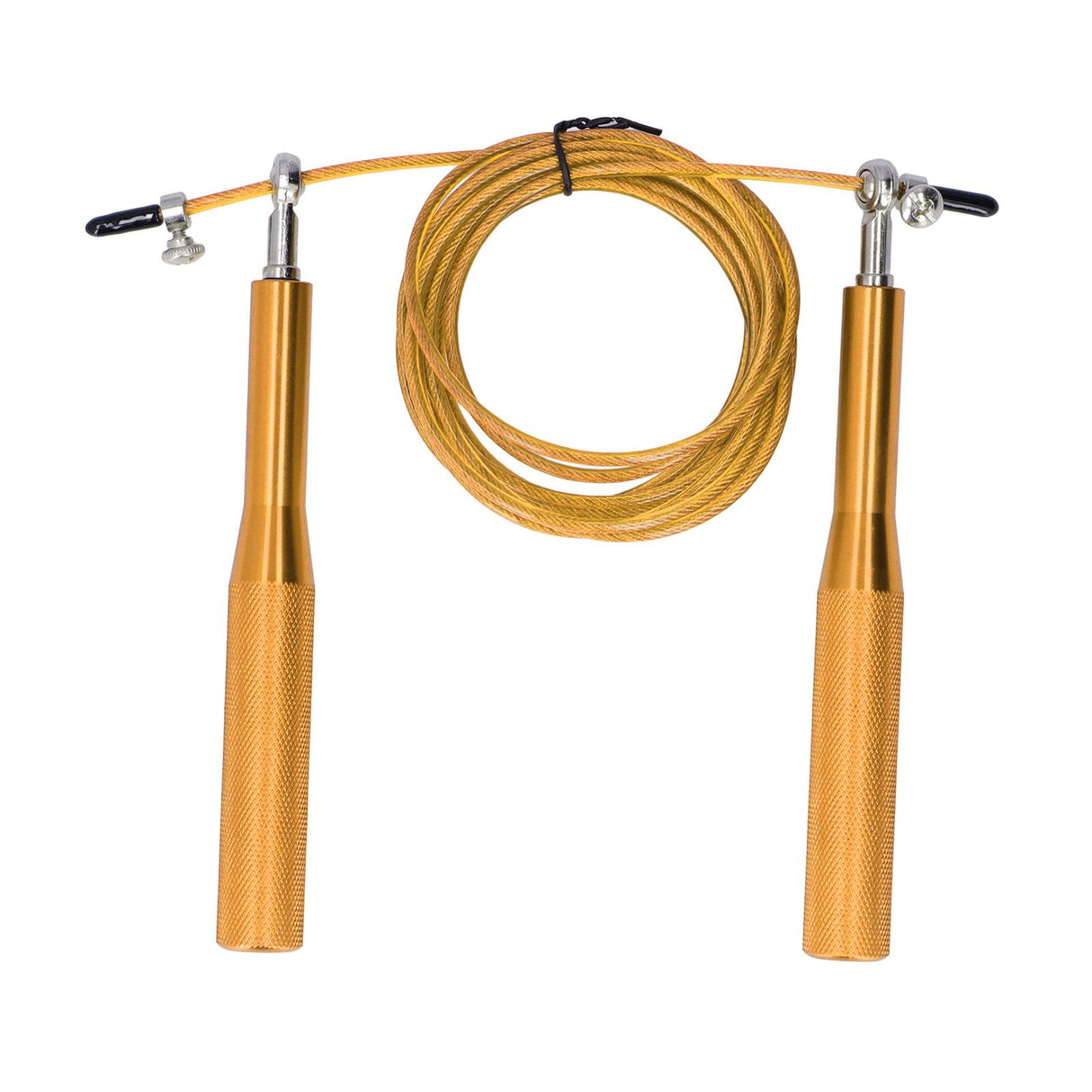 Skipping Rope Strong Durable Adjustable Flexible Reliable Professional Convenient Exercise Supplies for Indoor OutdoorAluminum Alloy Gold
