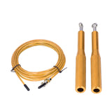 Skipping Rope Strong Durable Adjustable Flexible Reliable Professional Convenient Exercise Supplies for Indoor OutdoorAluminum Alloy Gold