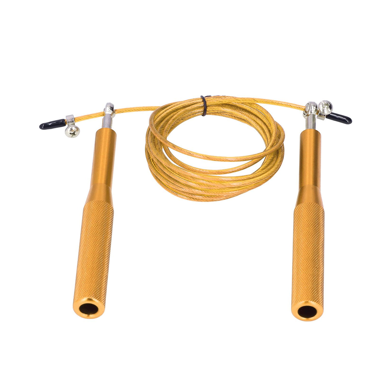 Skipping Rope Strong Durable Adjustable Flexible Reliable Professional Convenient Exercise Supplies for Indoor OutdoorAluminum Alloy Gold
