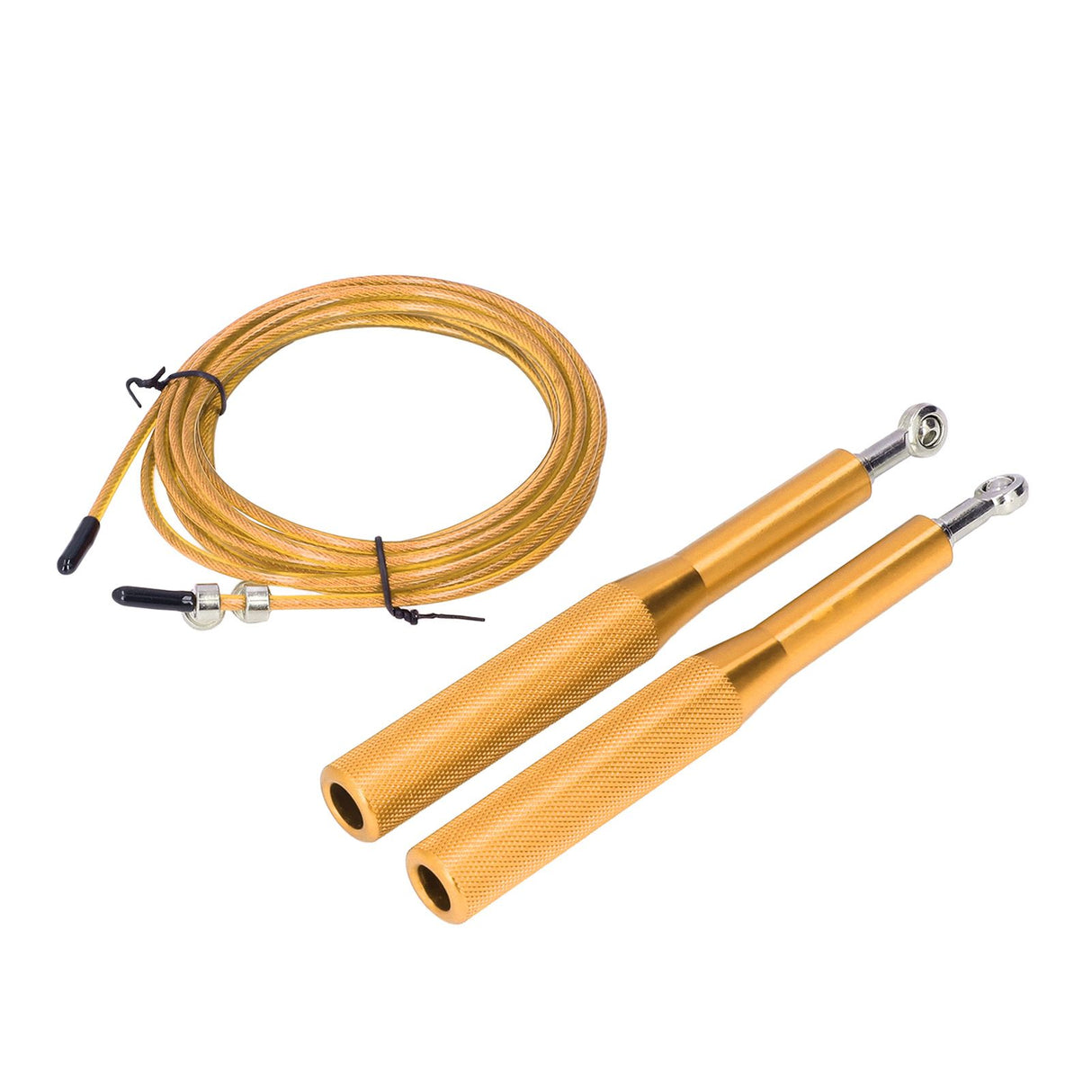 Skipping Rope Strong Durable Adjustable Flexible Reliable Professional Convenient Exercise Supplies for Indoor OutdoorAluminum Alloy Gold