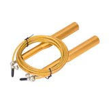 Skipping Rope Strong Durable Adjustable Flexible Reliable Professional Convenient Exercise Supplies for Indoor OutdoorAluminum Alloy Gold - Extra Image