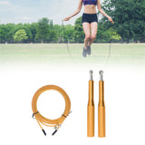 Skipping Rope Strong Durable Adjustable Flexible Reliable Professional Convenient Exercise Supplies for Indoor OutdoorAluminum Alloy Gold - Extra Image