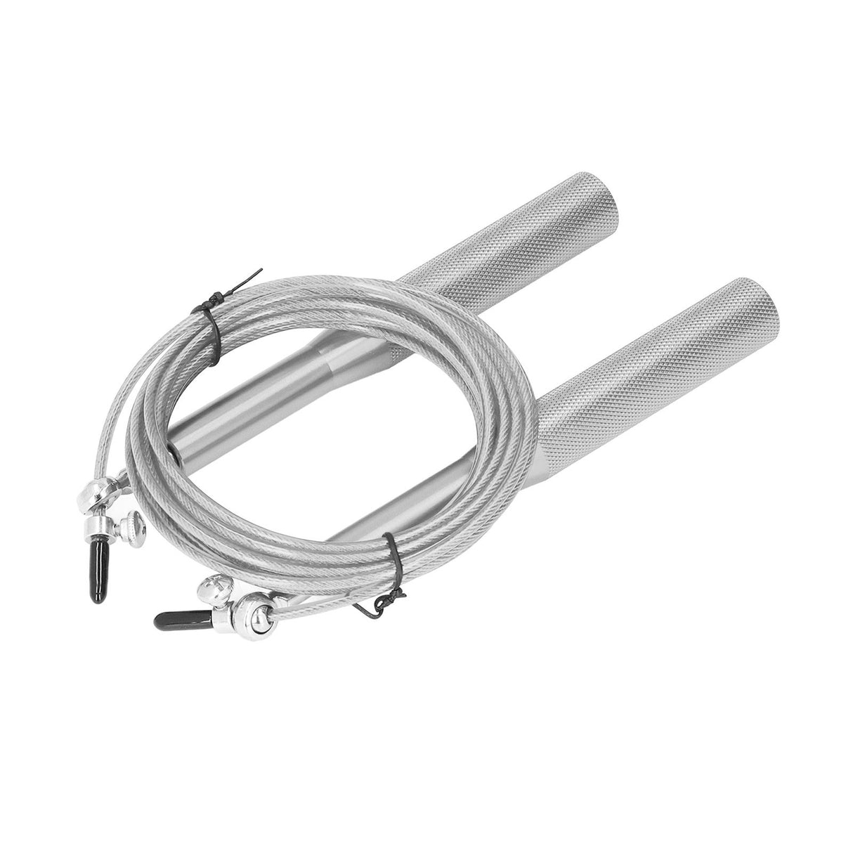 Skipping Rope Strong Durable Adjustable Flexible Reliable Professional Convenient Exercise Supplies for Indoor OutdoorAluminum Alloy Silver
