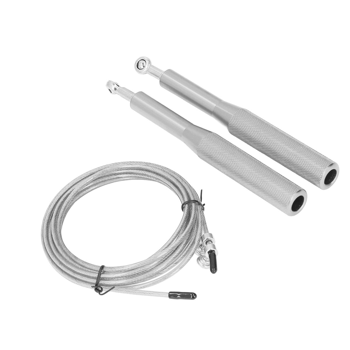 Skipping Rope Strong Durable Adjustable Flexible Reliable Professional Convenient Exercise Supplies for Indoor OutdoorAluminum Alloy Silver