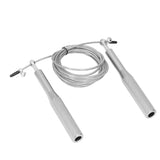 Skipping Rope Strong Durable Adjustable Flexible Reliable Professional Convenient Exercise Supplies for Indoor OutdoorAluminum Alloy Silver