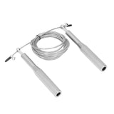 Skipping Rope Strong Durable Adjustable Flexible Reliable Professional Convenient Exercise Supplies for Indoor OutdoorAluminum Alloy Silver - Extra Image