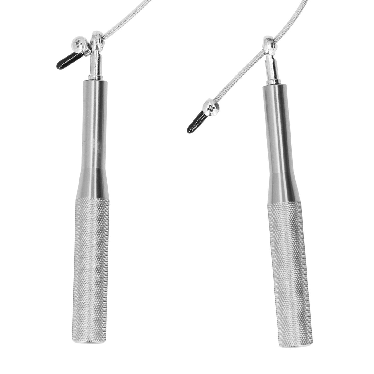 Skipping Rope Strong Durable Adjustable Flexible Reliable Professional Convenient Exercise Supplies for Indoor OutdoorAluminum Alloy Silver