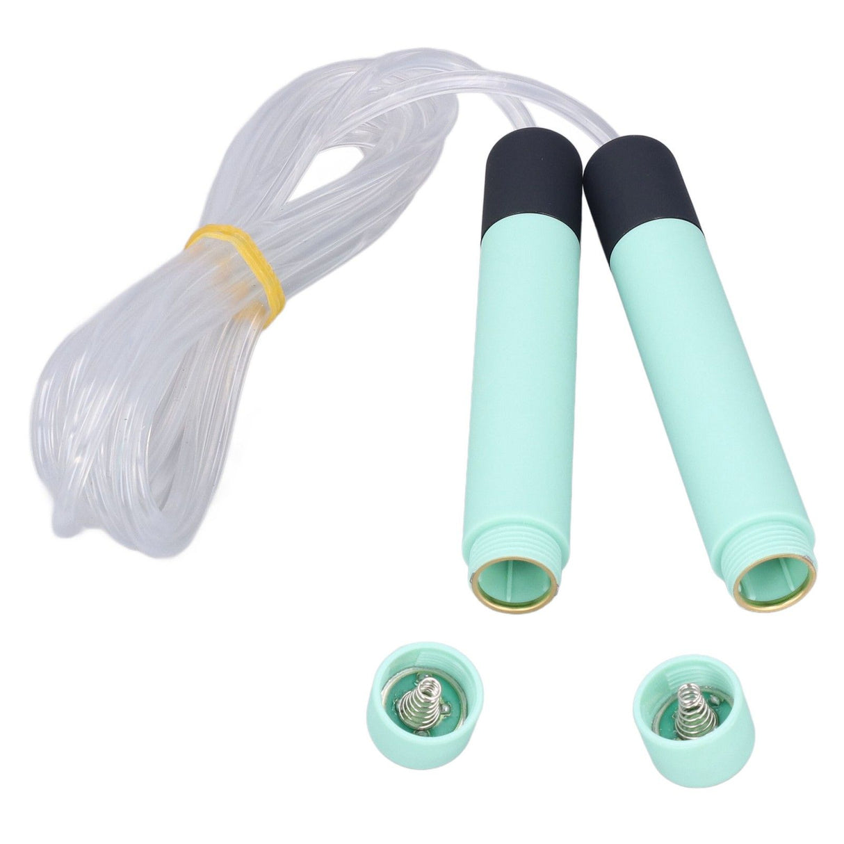 Glowing Skipping Rope LED Light Up Jumping Rope for Exercise Training Weight Loss FitnessGreen