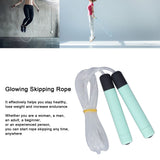 Glowing Skipping Rope LED Light Up Jumping Rope for Exercise Training Weight Loss FitnessGreen - Extra Image