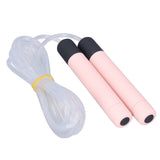 Glowing Skipping Rope LED Light Up Jumping Rope for Exercise Training Weight Loss FitnessPink