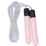 Glowing Skipping Rope LED Light Up Jumping Rope for Exercise Training Weight Loss FitnessPink
