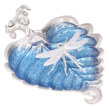 Incense Stick Holder Bodhi Leaf Incense Decorated Plate for Living Room Home Decoration GiftBodhi Leaf Silver 037