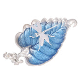 Incense Stick Holder Bodhi Leaf Incense Decorated Plate for Living Room Home Decoration GiftBodhi Leaf Silver 037