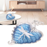 Incense Stick Holder Bodhi Leaf Incense Decorated Plate for Living Room Home Decoration GiftBodhi Leaf Silver 037 - Extra Image
