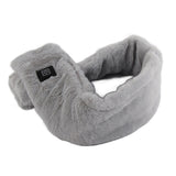Electric Heated Scarf USB Powered Winter Warm Scarf 3 Gear Adjustable Comfortable Neck Scarf - Rear View