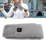 Electric Heated Scarf USB Powered Winter Warm Scarf 3 Gear Adjustable Comfortable Neck Scarf