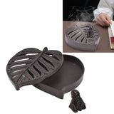 Incense Holder Burners Leaf Shape Mini Exquisite Durable Easy Clean Relieve Mood Home Decoration - Extra Image