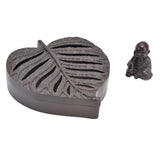 Incense Holder Burners Leaf Shape Mini Exquisite Durable Easy Clean Relieve Mood Home Decoration