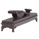Incense Holder Elegant Appearance Hollow Design Exquisite Workmanship Smoother Texture Incense Burners for Tea Rooms - Front View