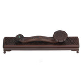 Incense Holder Elegant Appearance Hollow Design Exquisite Workmanship Smoother Texture Incense Burners for Tea Rooms - Low Angle