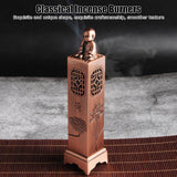 Incense Holder Elegant Appearance Hollow Design Exquisite Workmanship Smoother Texture Incense Burners for Tea Rooms