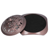 Incense Burner Antique Style Sturdy Durable Copper Alloy Glossy Exquisite Multifunction Powder Incense Burner - Front View
