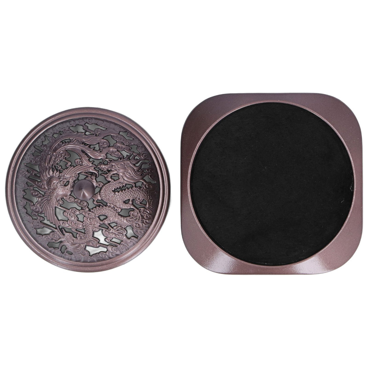 Incense Burner Antique Style Sturdy Durable Copper Alloy Glossy Exquisite Multifunction Powder Incense Burner