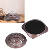 Incense Burner Antique Style Sturdy Durable Copper Alloy Glossy Exquisite Multifunction Powder Incense Burner
