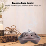 Incense Burner Antique Style Sturdy Durable Copper Alloy Glossy Exquisite Multifunction Powder Incense Burner