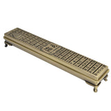 Antique Incense Burner Box Bedroom Aroma Burner Zinc Alloy Incense Stick Holder for Household - Side View