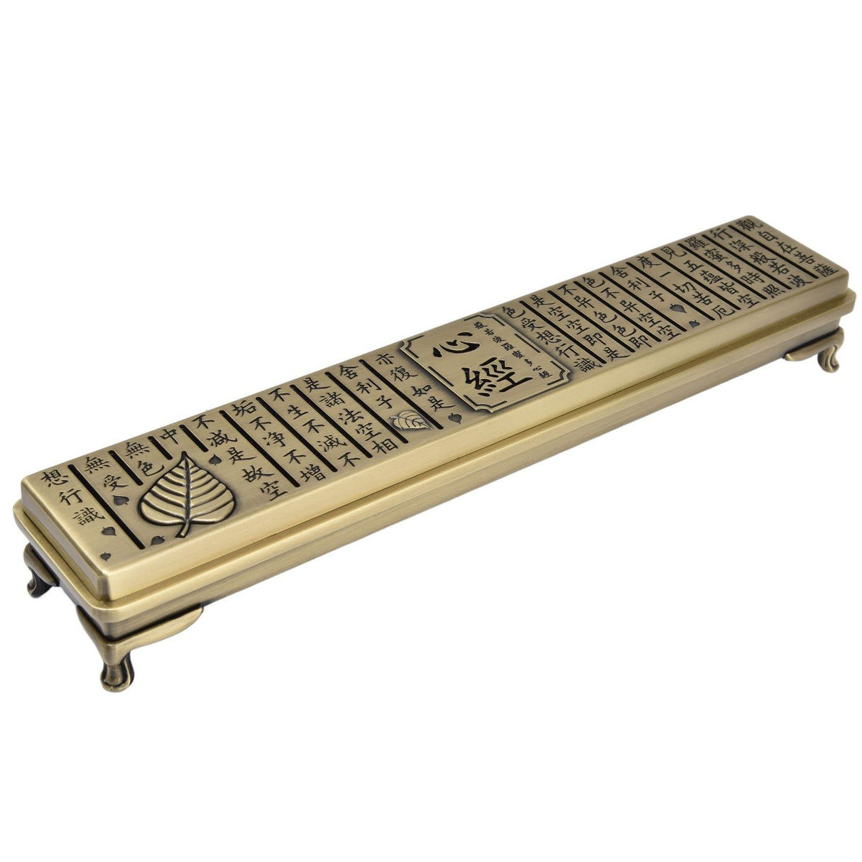 Antique Incense Burner Box Bedroom Aroma Burner Zinc Alloy Incense Stick Holder for Household