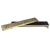 Antique Incense Burner Box Bedroom Aroma Burner Zinc Alloy Incense Stick Holder for Household - Close-Up Angle