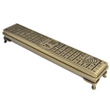 Antique Incense Burner Box Bedroom Aroma Burner Zinc Alloy Incense Stick Holder for Household
