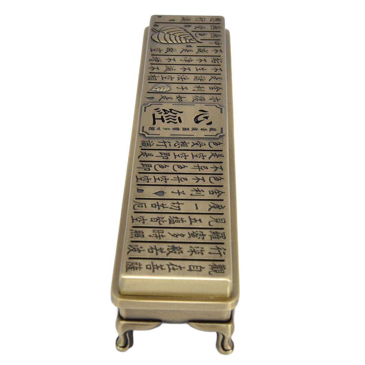 Antique Incense Burner Box Bedroom Aroma Burner Zinc Alloy Incense Stick Holder for Household