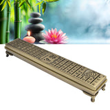 Antique Incense Burner Box Bedroom Aroma Burner Zinc Alloy Incense Stick Holder for Household