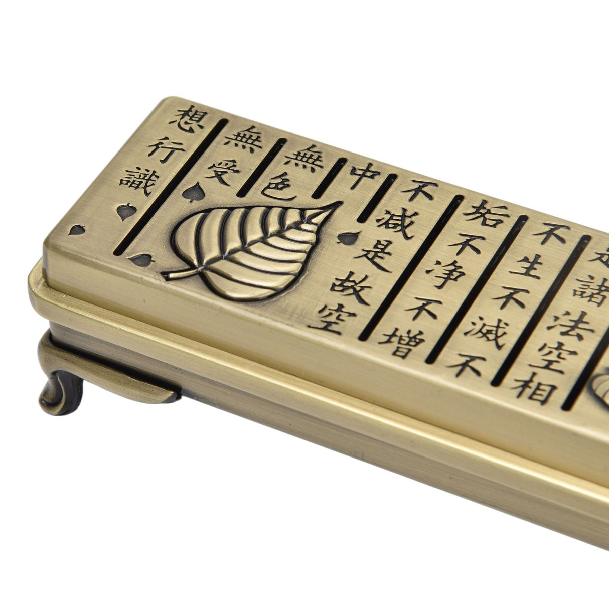 Antique Incense Burner Box Bedroom Aroma Burner Zinc Alloy Incense Stick Holder for Household