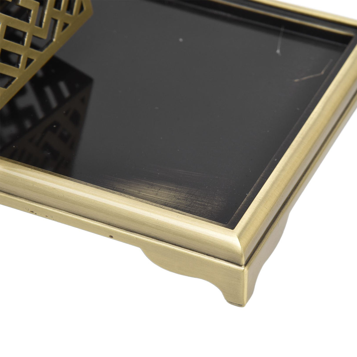 Incense Holder Multipurpose Zinc Alloy Incense Stand with Fireproof Cotton for Home Decoration