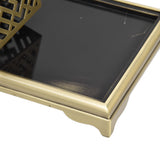 Incense Holder Multipurpose Zinc Alloy Incense Stand with Fireproof Cotton for Home Decoration