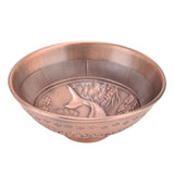 Retro Home Incense Burner Copper Alloy Smoked Incense Burner Holder for Study Room Entrance HallRed Copper 277