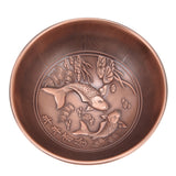 Retro Home Incense Burner Copper Alloy Smoked Incense Burner Holder for Study Room Entrance HallRed Copper 277