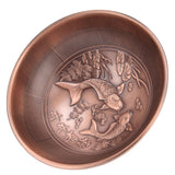 Retro Home Incense Burner Copper Alloy Smoked Incense Burner Holder for Study Room Entrance HallRed Copper 277