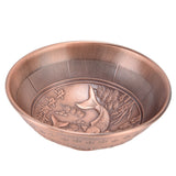 Retro Home Incense Burner Copper Alloy Smoked Incense Burner Holder for Study Room Entrance HallRed Copper 277