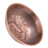 Retro Home Incense Burner Copper Alloy Smoked Incense Burner Holder for Study Room Entrance HallRed Copper 277