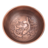 Retro Home Incense Burner Copper Alloy Smoked Incense Burner Holder for Study Room Entrance HallRed Copper 277 - Extra Image