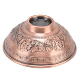 Retro Home Incense Burner Copper Alloy Smoked Incense Burner Holder for Study Room Entrance HallRed Copper 277 - Extra Image