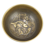 Retro Home Incense Burner Copper Alloy Smoked Incense Burner Holder for Study Room Entrance HallBronze 278 - Low Angle