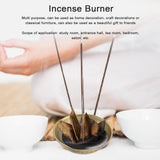 Retro Home Incense Burner Copper Alloy Smoked Incense Burner Holder for Study Room Entrance HallBronze 278 - Extra Image
