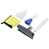 Car Cleaning Kit Multipurpose Portable Automobile Interior Wash Cloth Brush for Seats Windshield